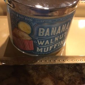 Banana Nut Muffin Candle Used Twice approx 4hrs